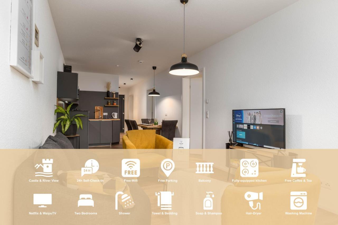 Vivamosel: Appartement Mit Mosel & Burgblick - Balkon - Parken - Aufzug - Fahrradraum Cochem Luaran gambar