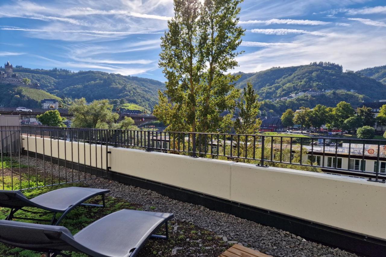 Vivamosel: Appartement Mit Mosel & Burgblick - Balkon - Parken - Aufzug - Fahrradraum Cochem Luaran gambar