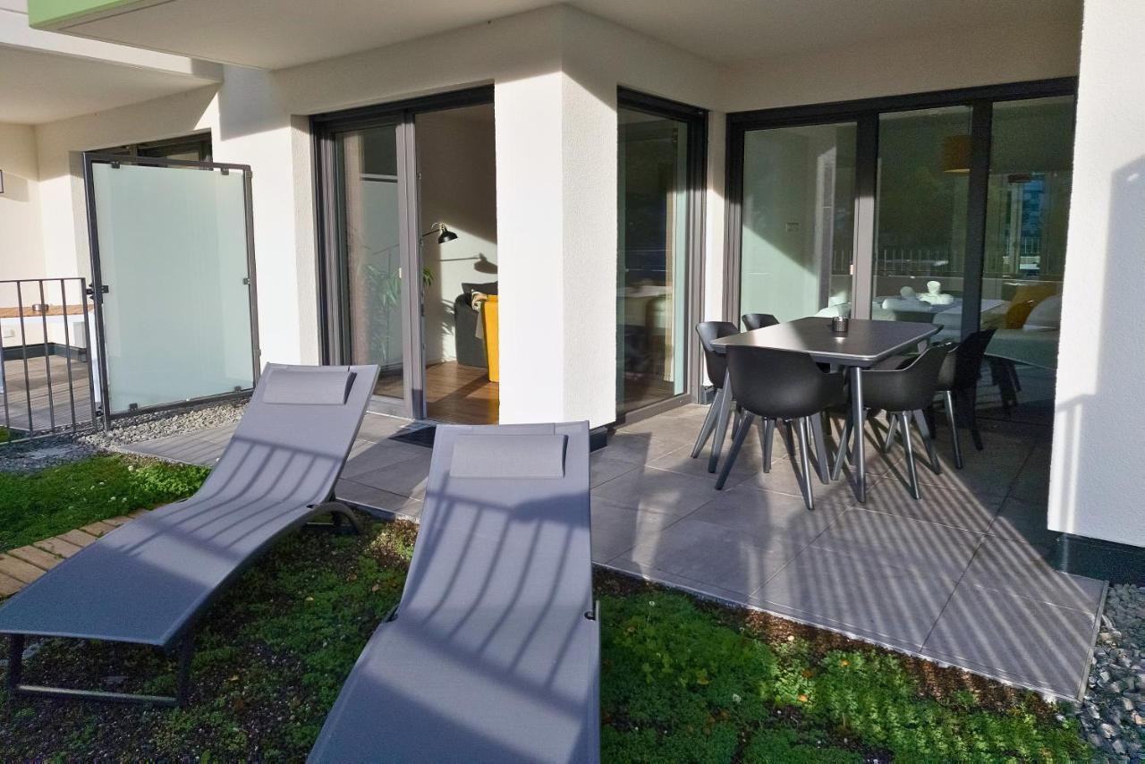 Vivamosel: Appartement Mit Mosel & Burgblick - Balkon - Parken - Aufzug - Fahrradraum Cochem Luaran gambar